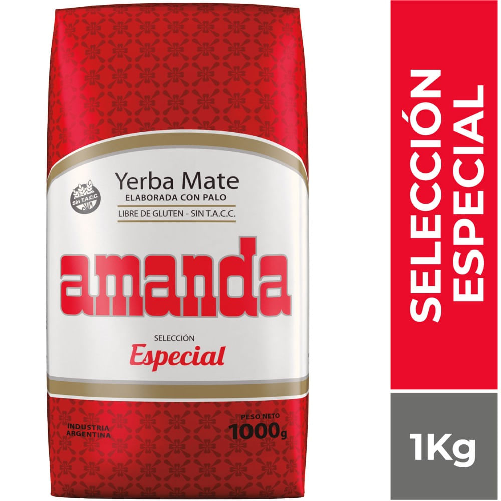 Yerba mate Amanda selección especial 1 kg.