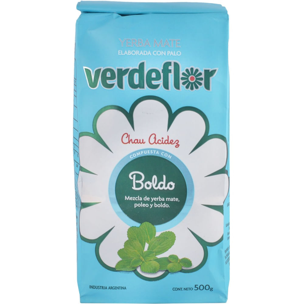 Yerba mate Verdeflor boldo 500 g.