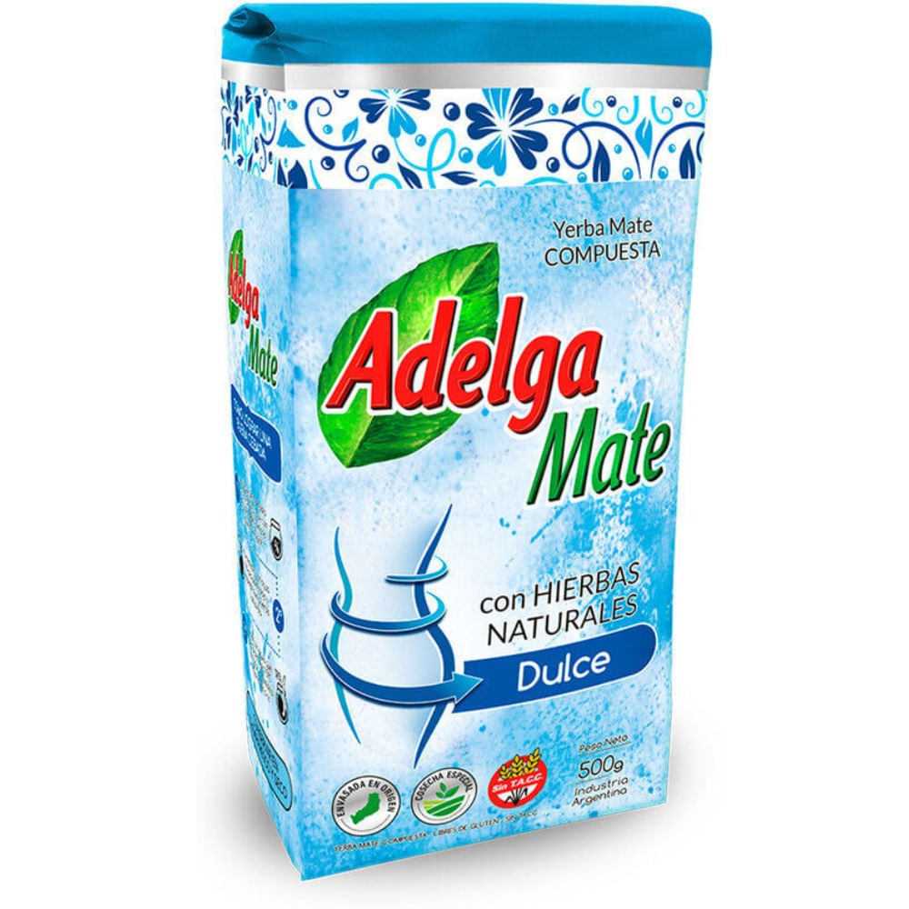 Yerba mate dulce Adelgamate 500 g.