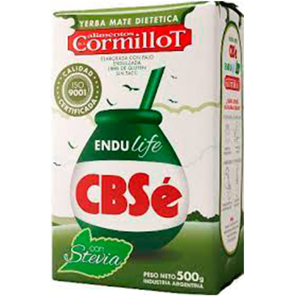 Yerba mate Cbsé endulife dr. cormillot 500 g.