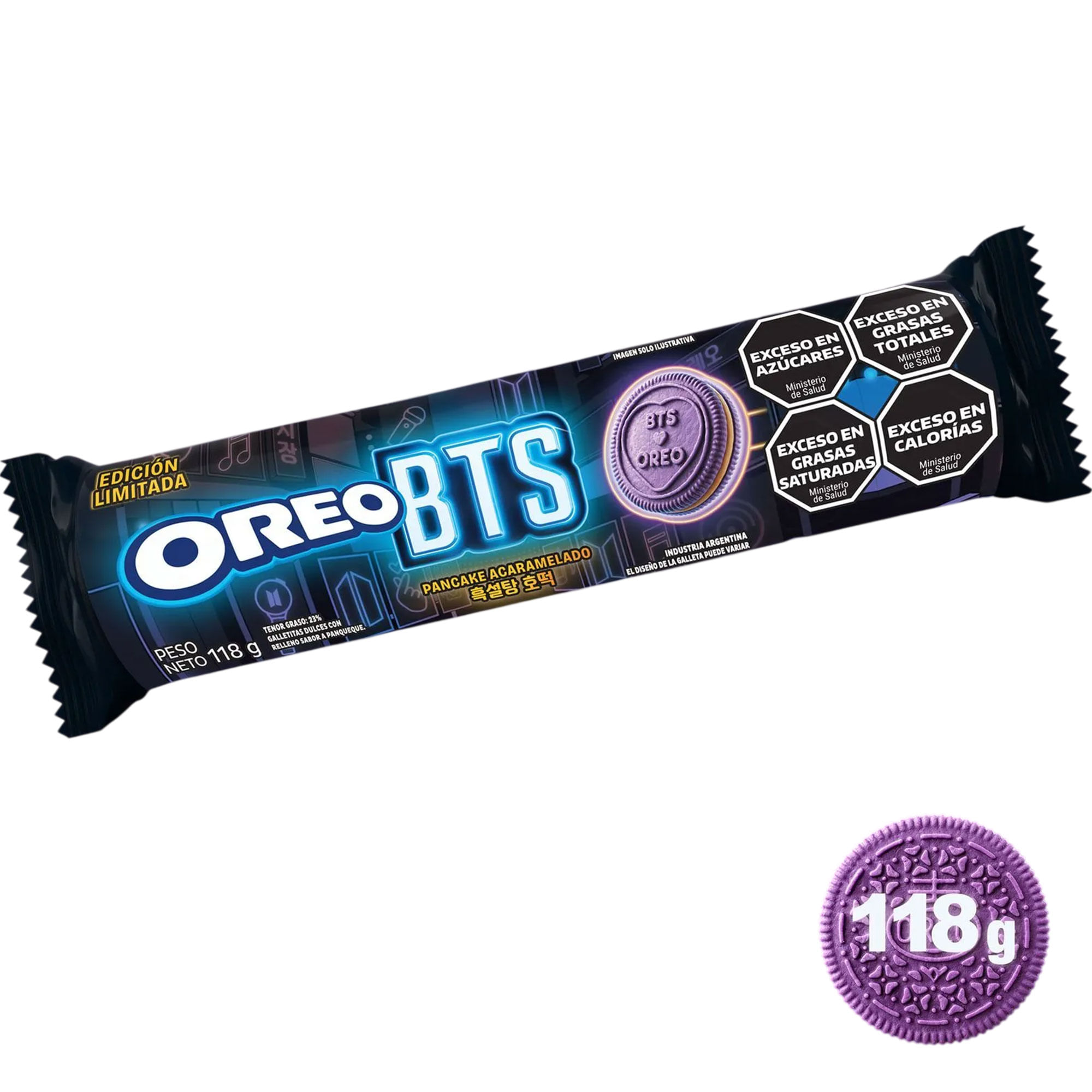 Galletitas pancake acaramelado Oreo BTS 118 grs