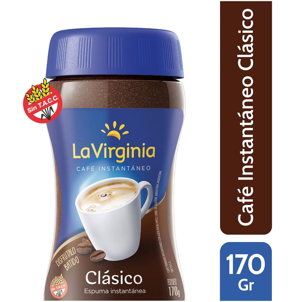 Café instantáneo La Virginia especial clásico 170 g.
