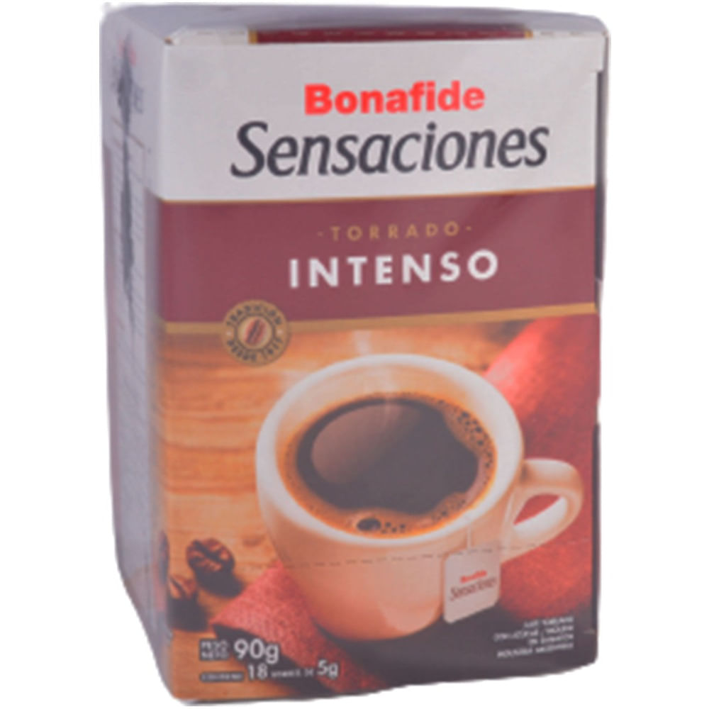 Café en saquitos Bonafide intenso 18 uni