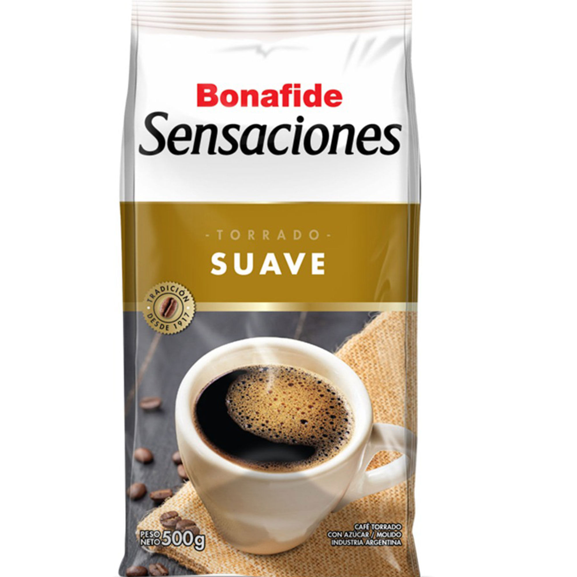 Café molido torrado suave Sensaciones 500 grs
