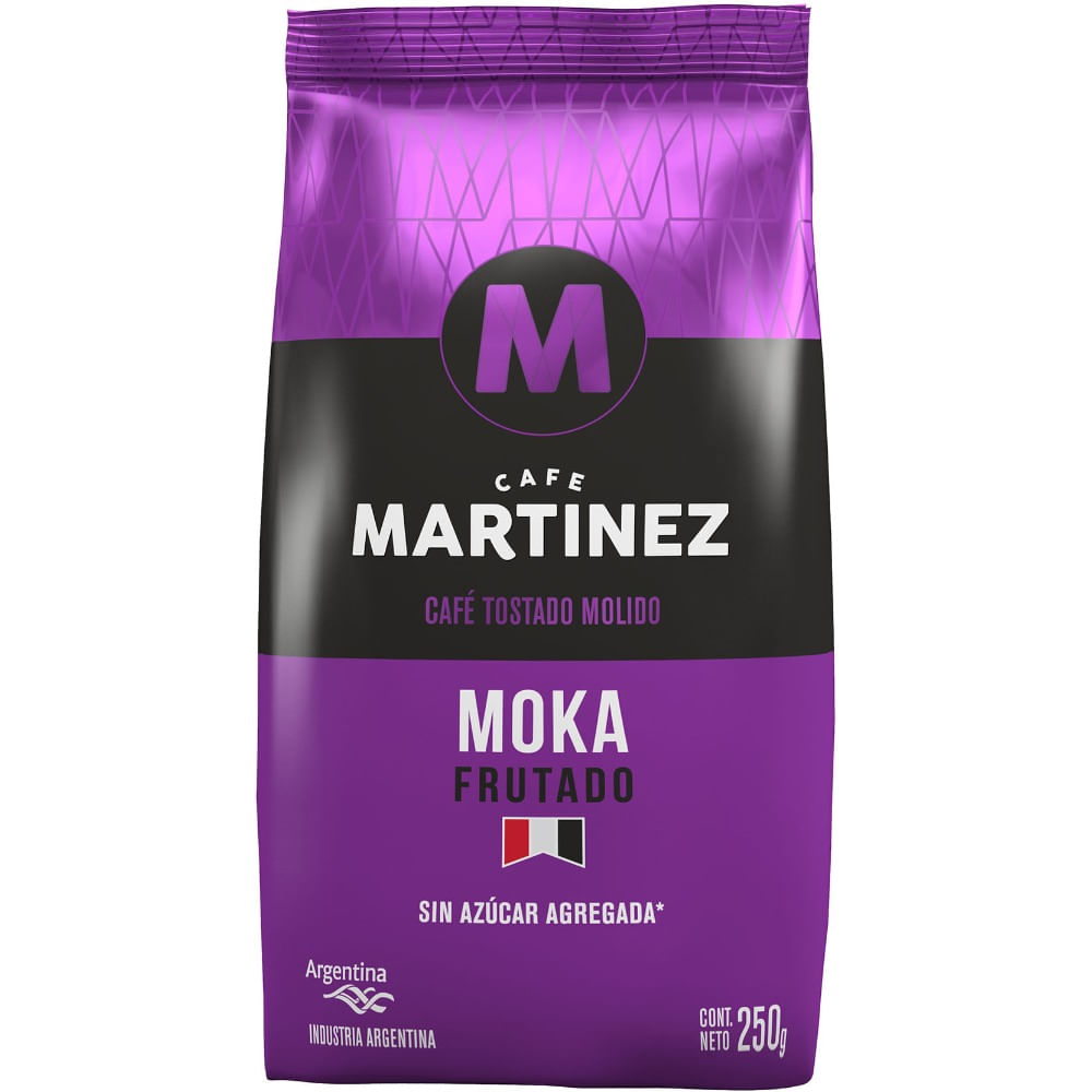 Café molido Café Martínez tostado moka frutado 250 g.