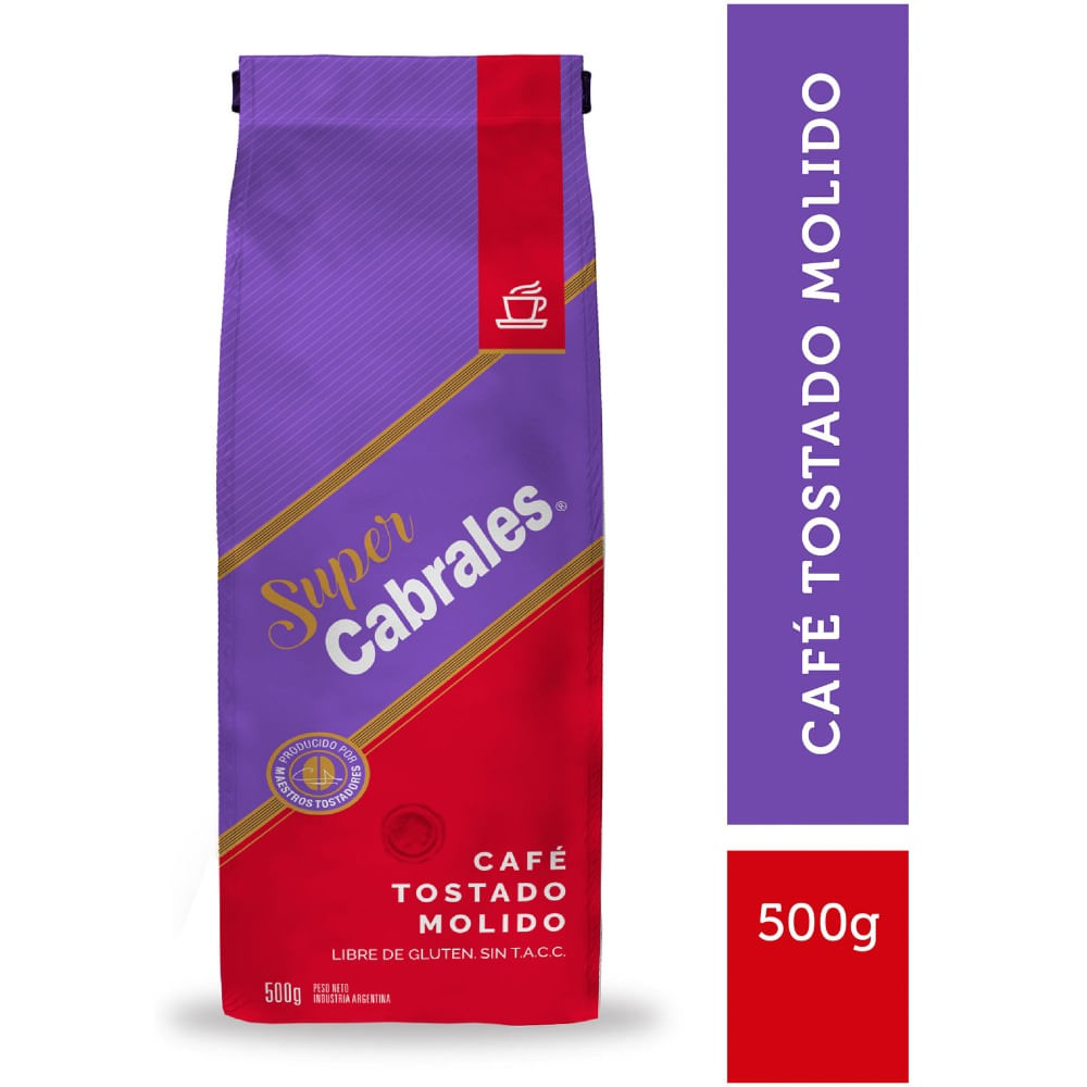 Café tostado molido super Cabrales 500 grs