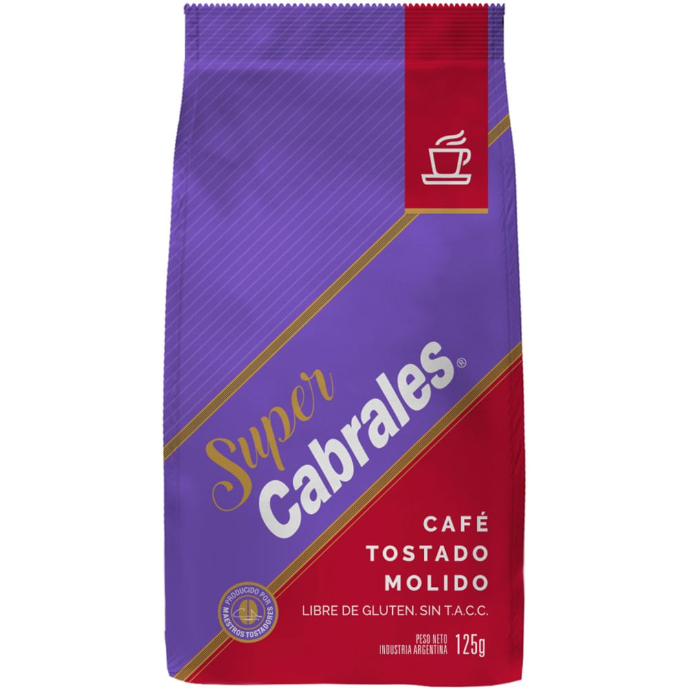 Café Cabrales molido tostado super 125 g.