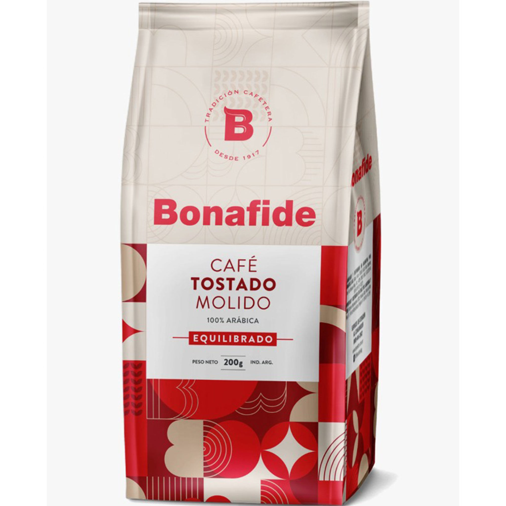 Café tostado molido Bonafide Equilibrado 200 grs