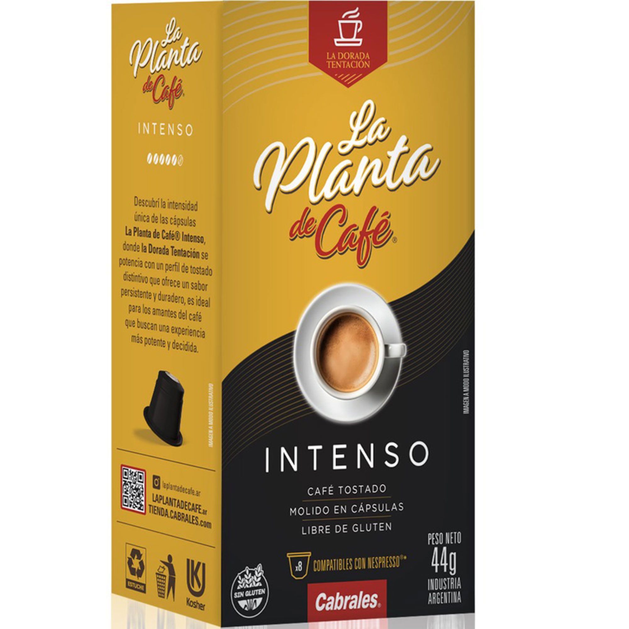 Café en cápsulas intenso Cabrales 8 uni
