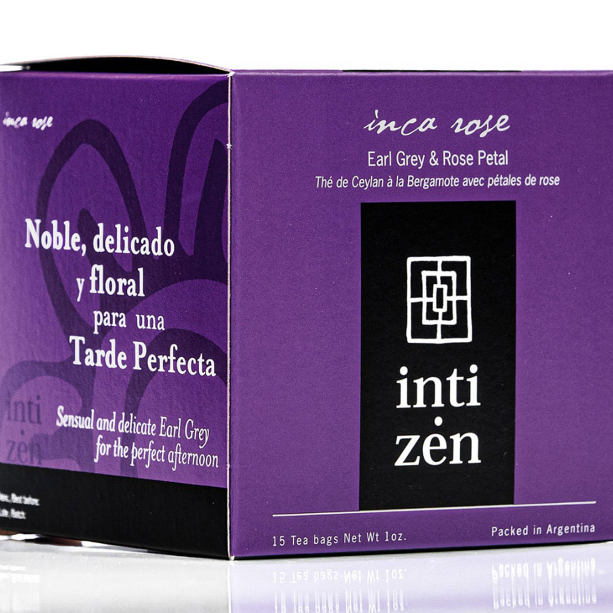 Té en saquitos Inti Zen inca earl grey y pétalos rosa 15 u.