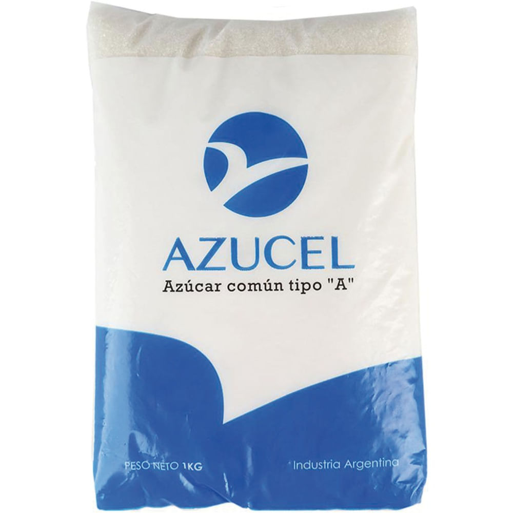Azúcar común Azucel tipo A bolsa 1 kg.