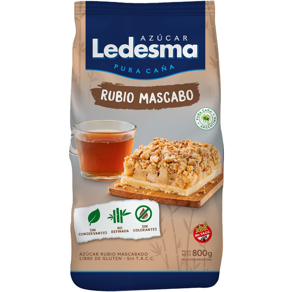Azúcar mascabo Ledesma 800 g.