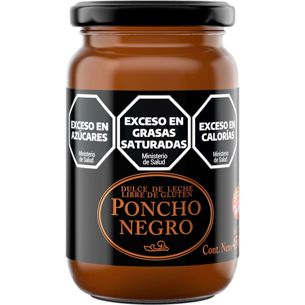 Dulce de leche Poncho Negro 450 g.