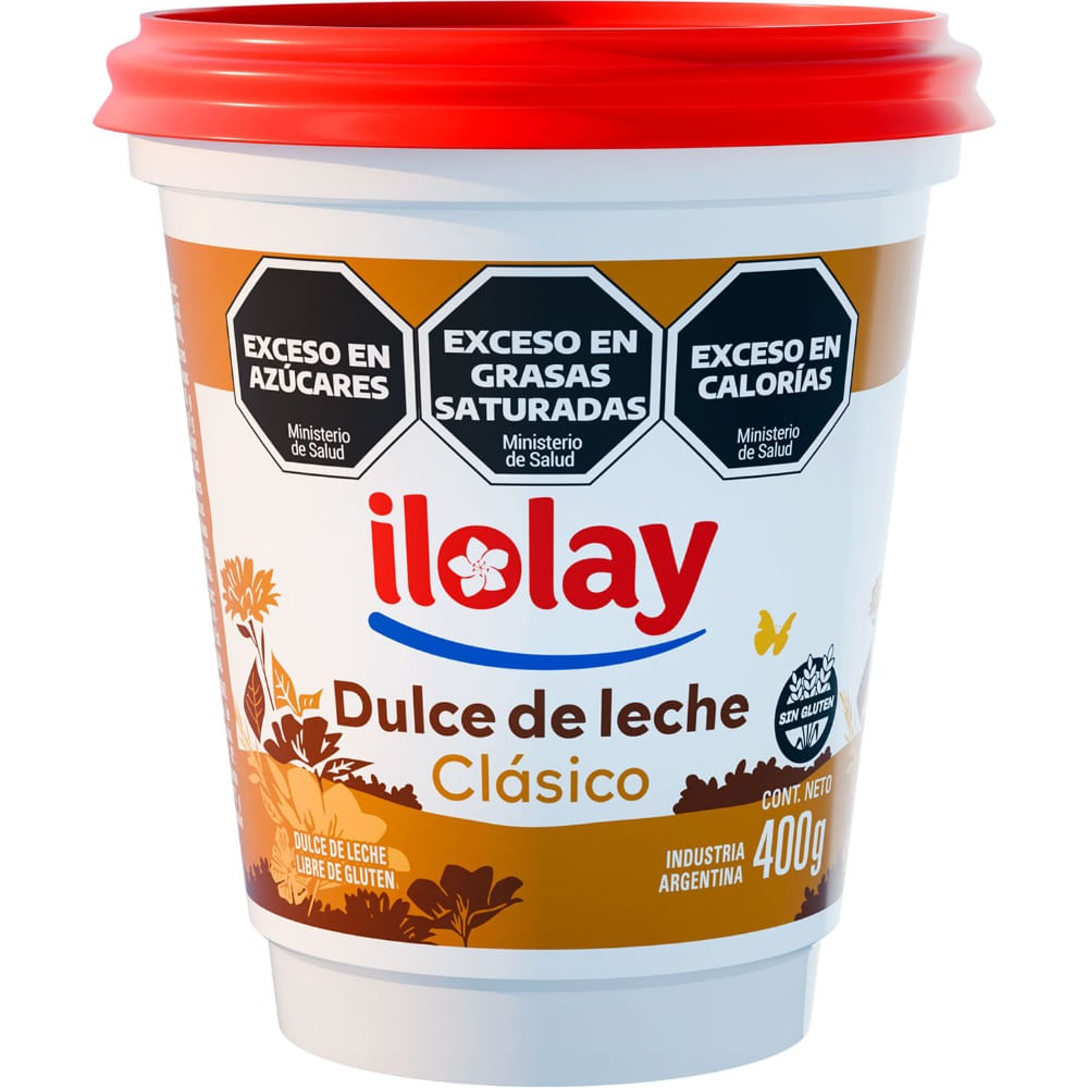 Dulce de leche Ilolay clásico 400 g.