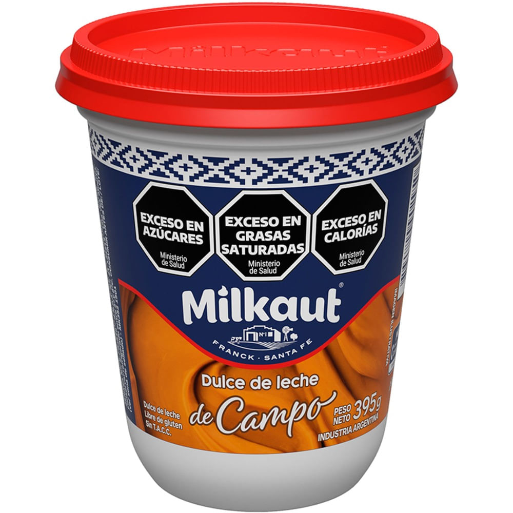 Dulce de leche de campo Milkaut familiar 395 g