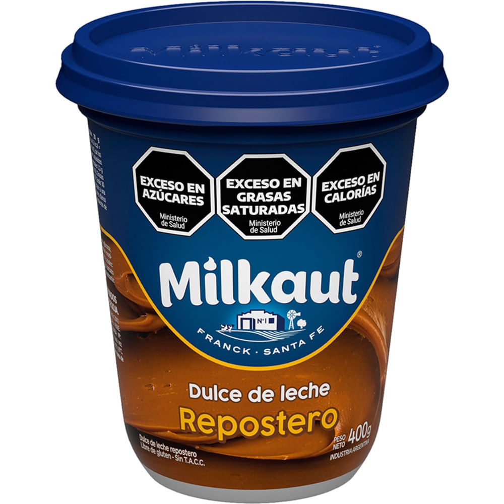 Dulce de leche repostero Milkaut en pote 400 g