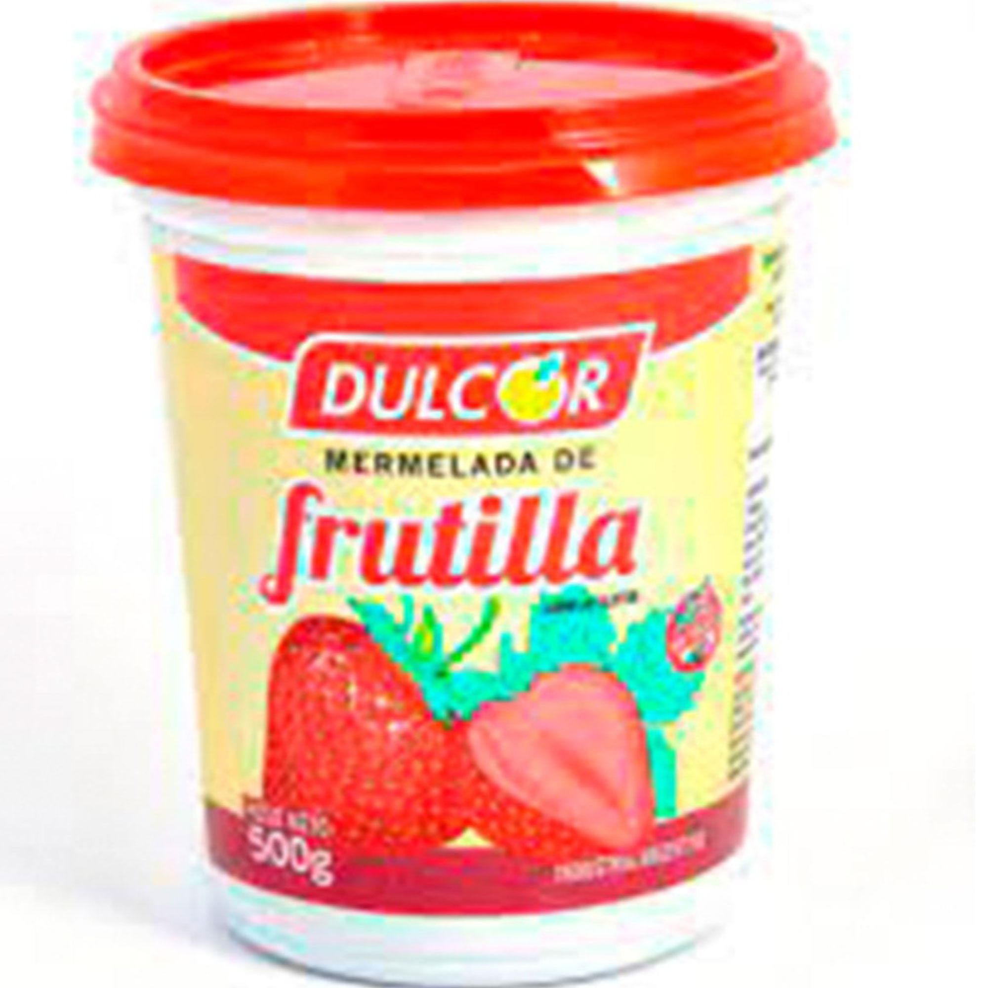 Mermelada de frutilla Dulcor en pote 500 g.