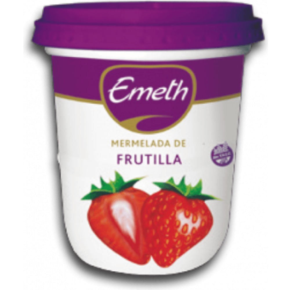 Mermelada Emeth de frutilla pote 420 g.