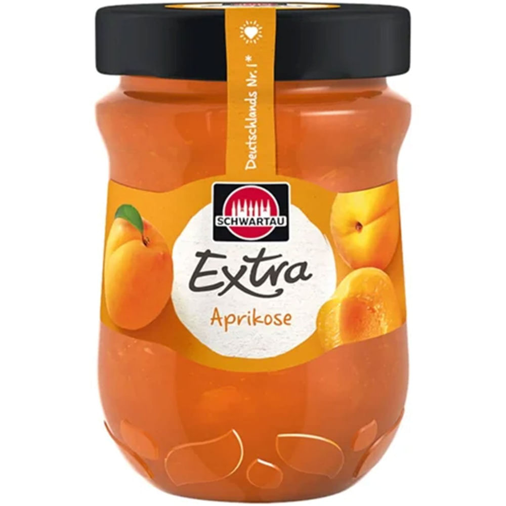 Mermelada de damasco Schwartau en frasco 340 g.