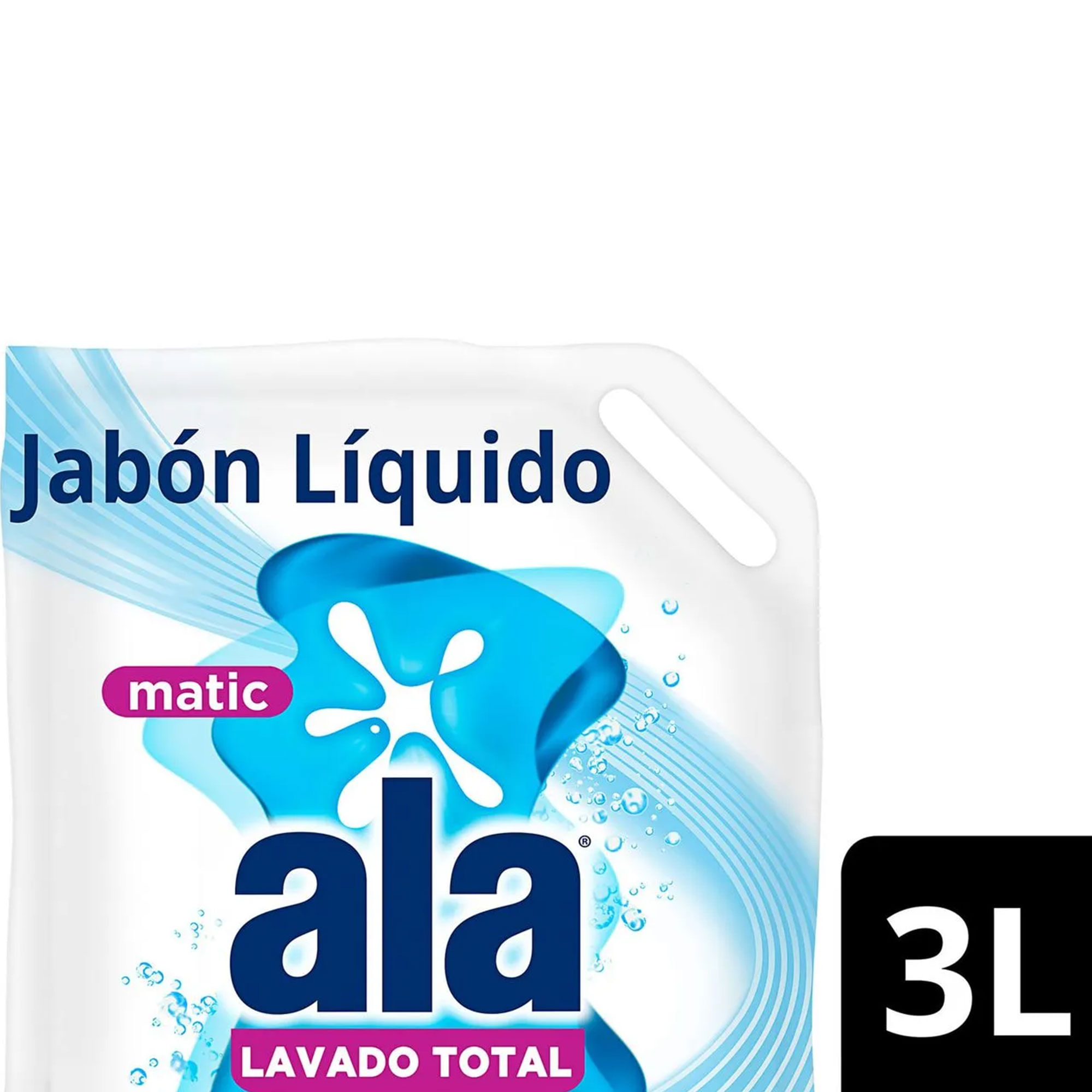 Jabón Líquido Ala Matic Remoción 3 lts