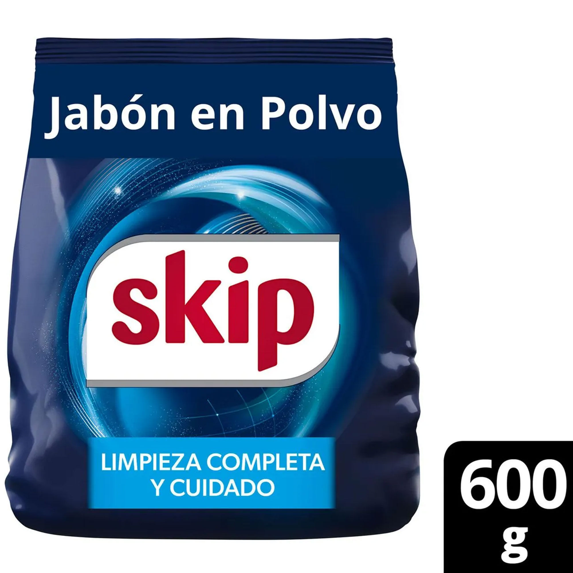 Jabón en polvo Skip Bio-Enzimas Baja espuma 600 grs
