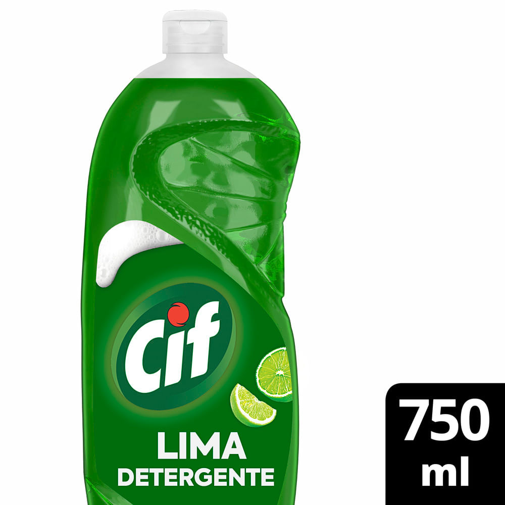Detergente Concentrado Cif Lima Botella 750 ml