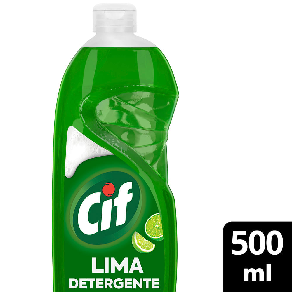 Detergente Concentrado Cif Lima Botella 500 ml