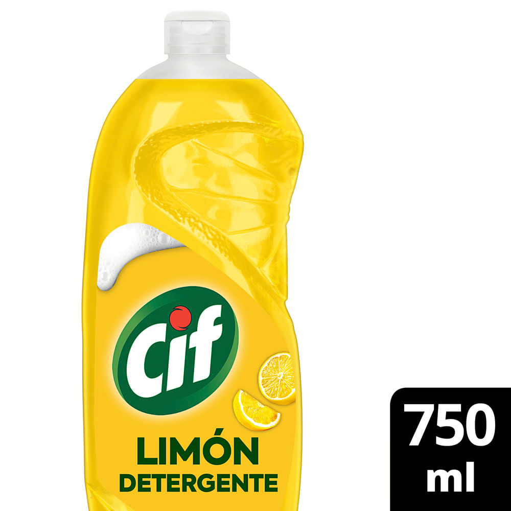 Detergente Concentrado Cif Limón Botella 750 ml