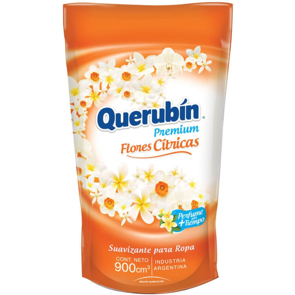 Suavizante para ropa Querubín flores cítricas 900 cc.