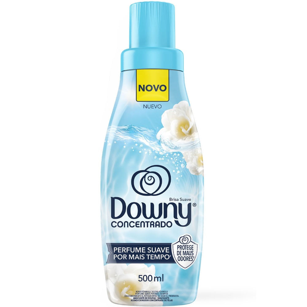 Suavizante concentrado Downy brisa suave en botella 500 cc.