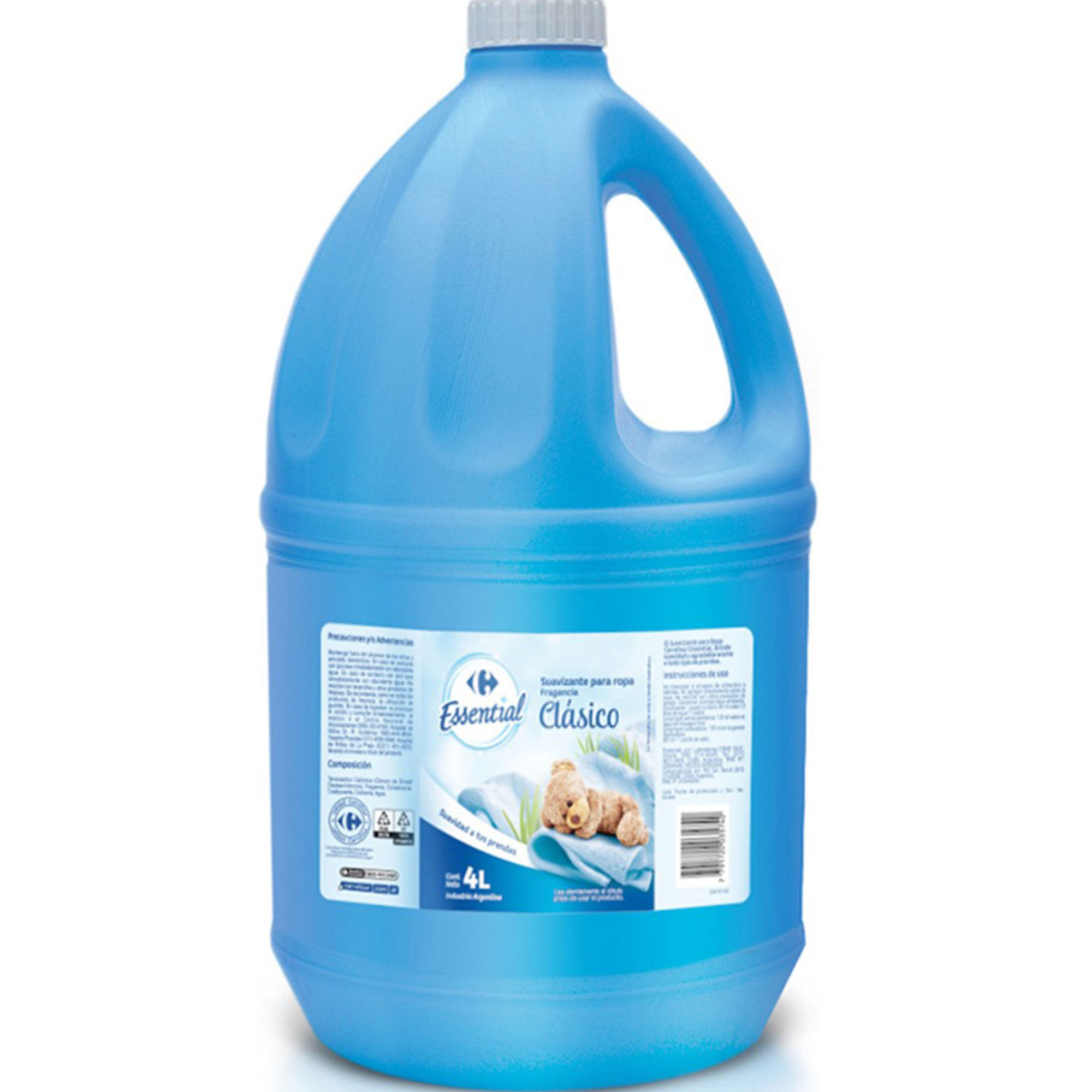 Suavizante para ropa clásico Carrefour Essential bidón 4 lts