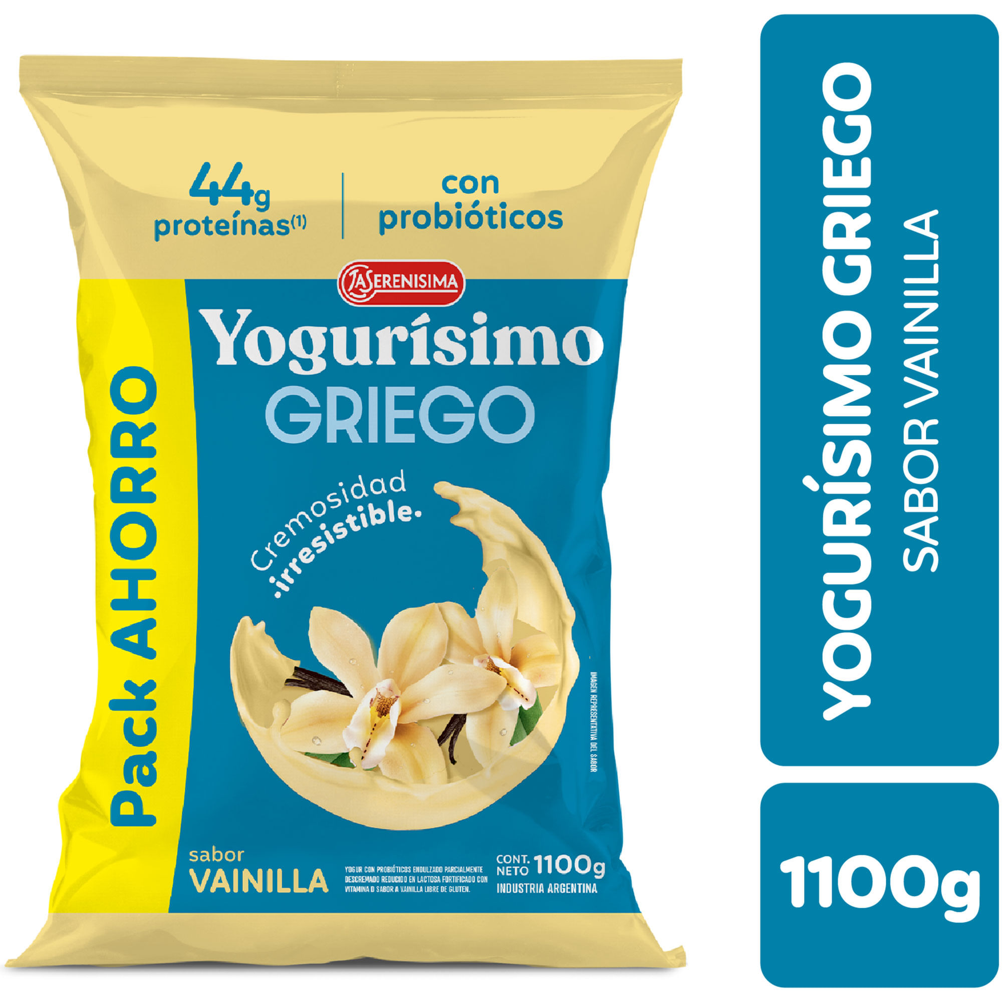 Yogur griego bebible Yogurísimo sabor vainilla 1100 grs