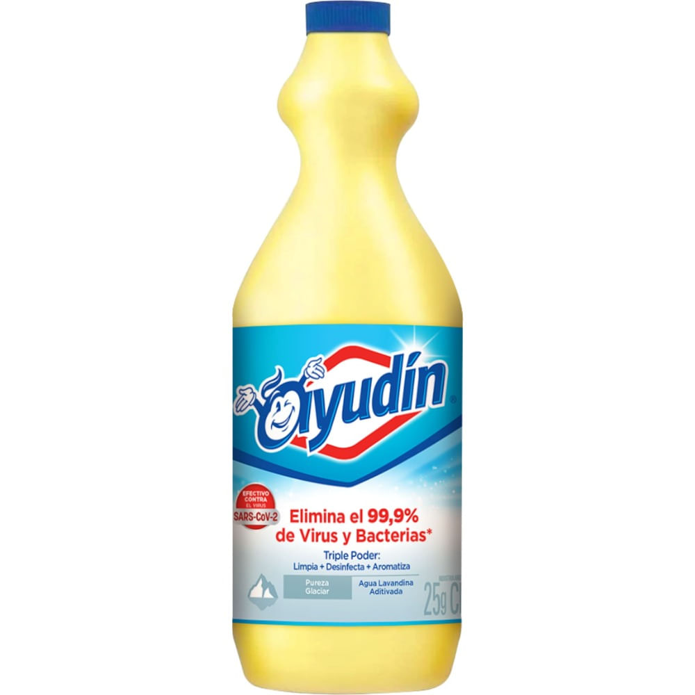 Lavandina Ayudín triple poder pureza glaciar 1 l.