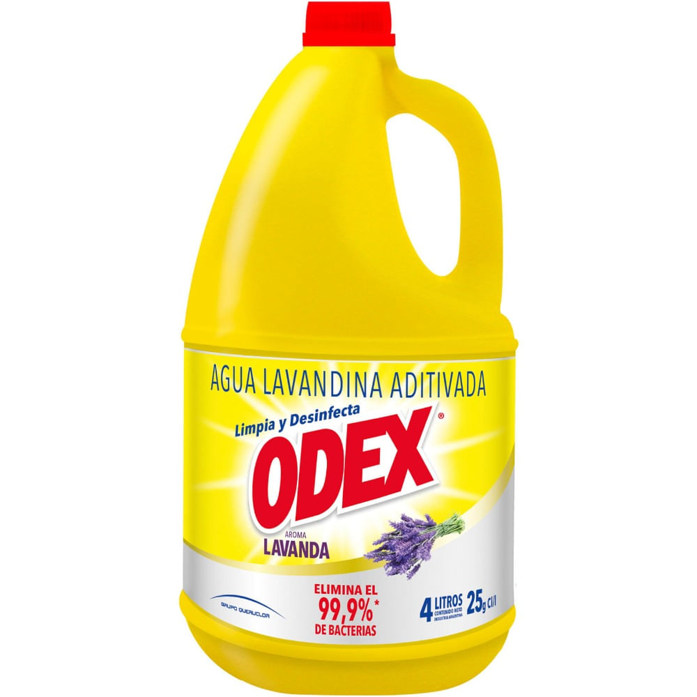 Lavandina Odex aditivada lavanda 4 l.