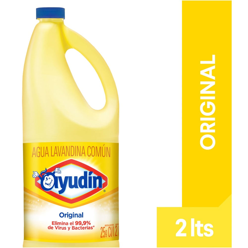 Lavandina clásica desinfectante Ayudín 2 lts.