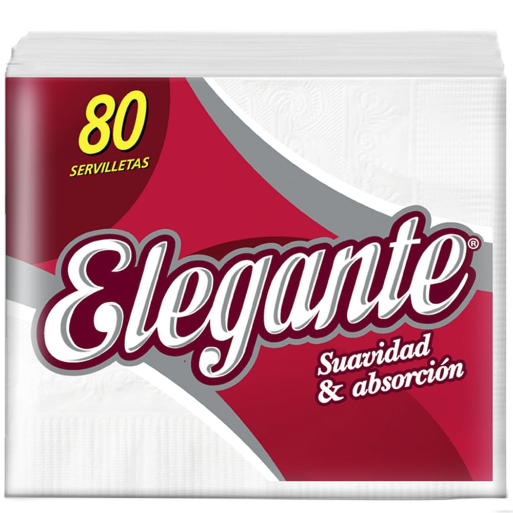 Servilletas de papel Elegante 33 cm. x 32 cm. 80 u.