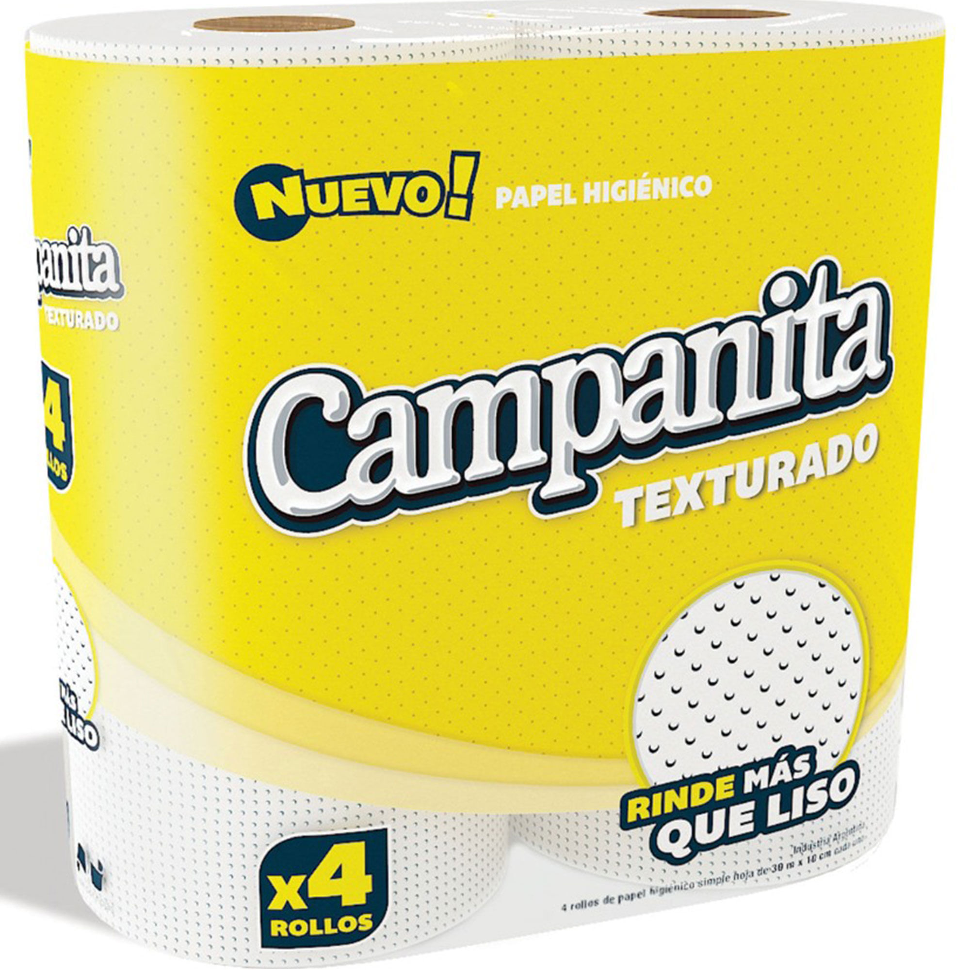 Papel higiénico ecológico Campanita 4 u. x 30 m.