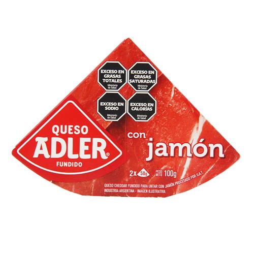 Queso Sabor Jamón ADLER 100gr.
