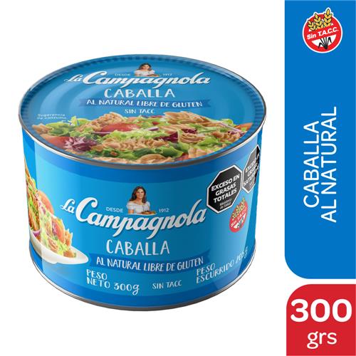 Caballa Al Natural La Campagnola Lat 300 Grm