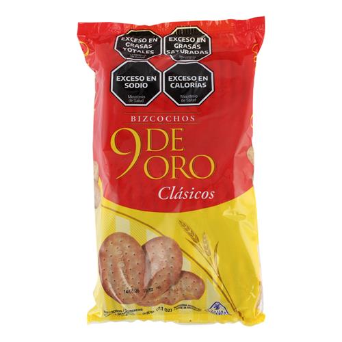 Bizcochos De Grasa 9de Oro 200g