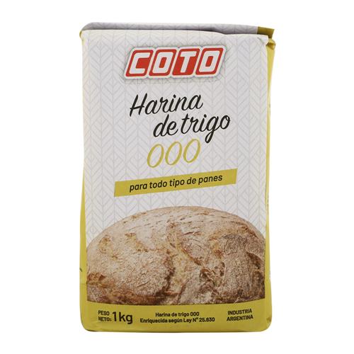 Harina De Trigo 000 Coto 1kg
