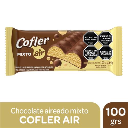 Chocolate Cofler Aireado Mixto 100g