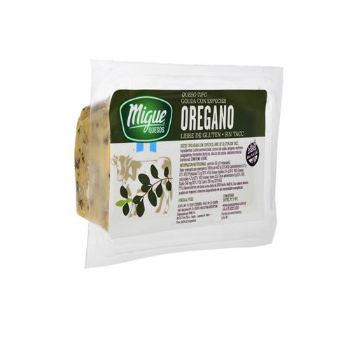 Queso Gouda Orégano Migue X 1 Kg