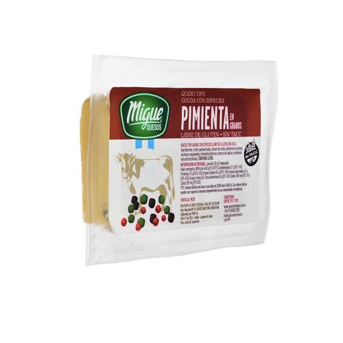 Queso Gouda Pepato Migue X 1 Kg