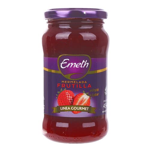 Mermelada Frutillas EMETH Frasco 450 Gr