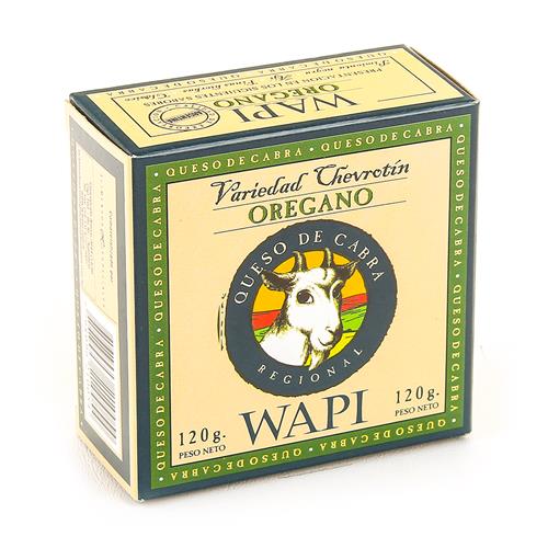 Queso De Cabra Wapi Con Oregano Paq 120 Grm
