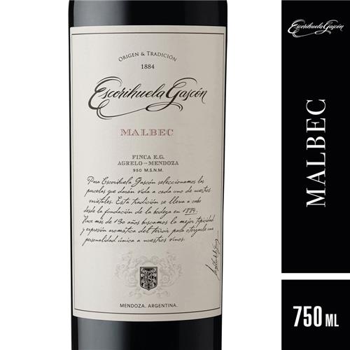 Vino Malbec Escorihuela Gascon 750cc