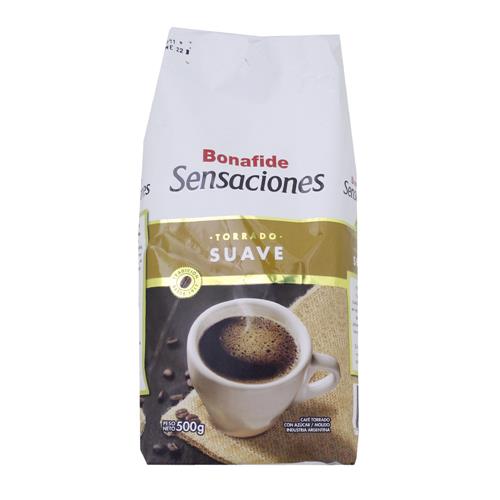Café Torrado Molido BONAFIDE Suave Paquete 500 Gr