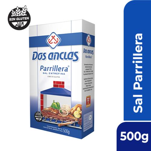 Sal Parrillera Entrefina DOS ANCLAS 500gr