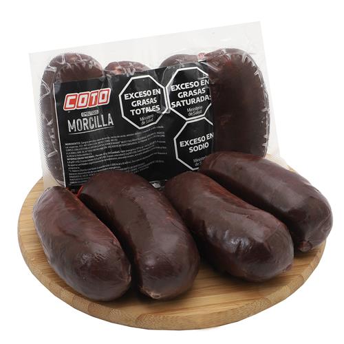 Morcilla Env Vacio COTO Xkg 1 Kgm (Peso Mínimo De La Unidad 410gr)